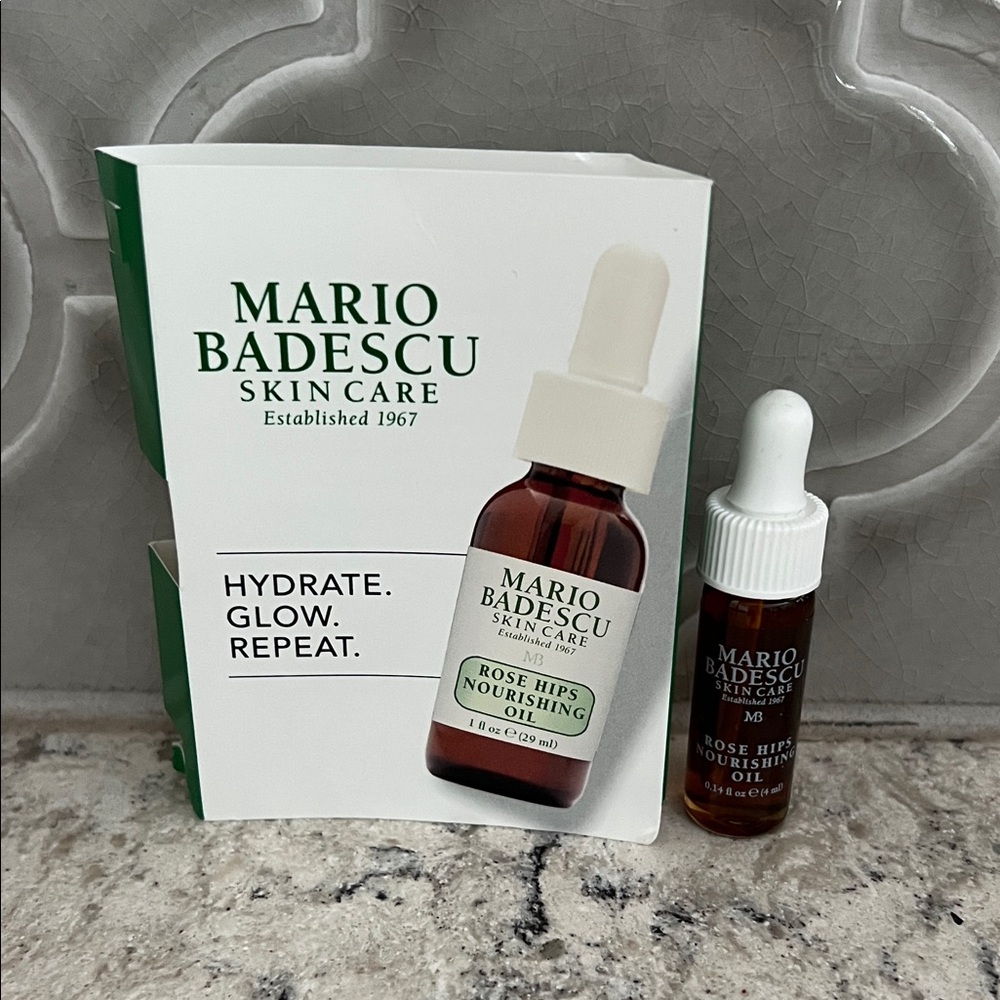 4/$14 Mario Badescu Rose Hips Nourishing Oil, Travel Size, New